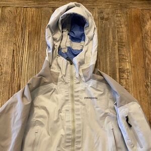 Patagonia Gray and Blue Zip-Up Jacket